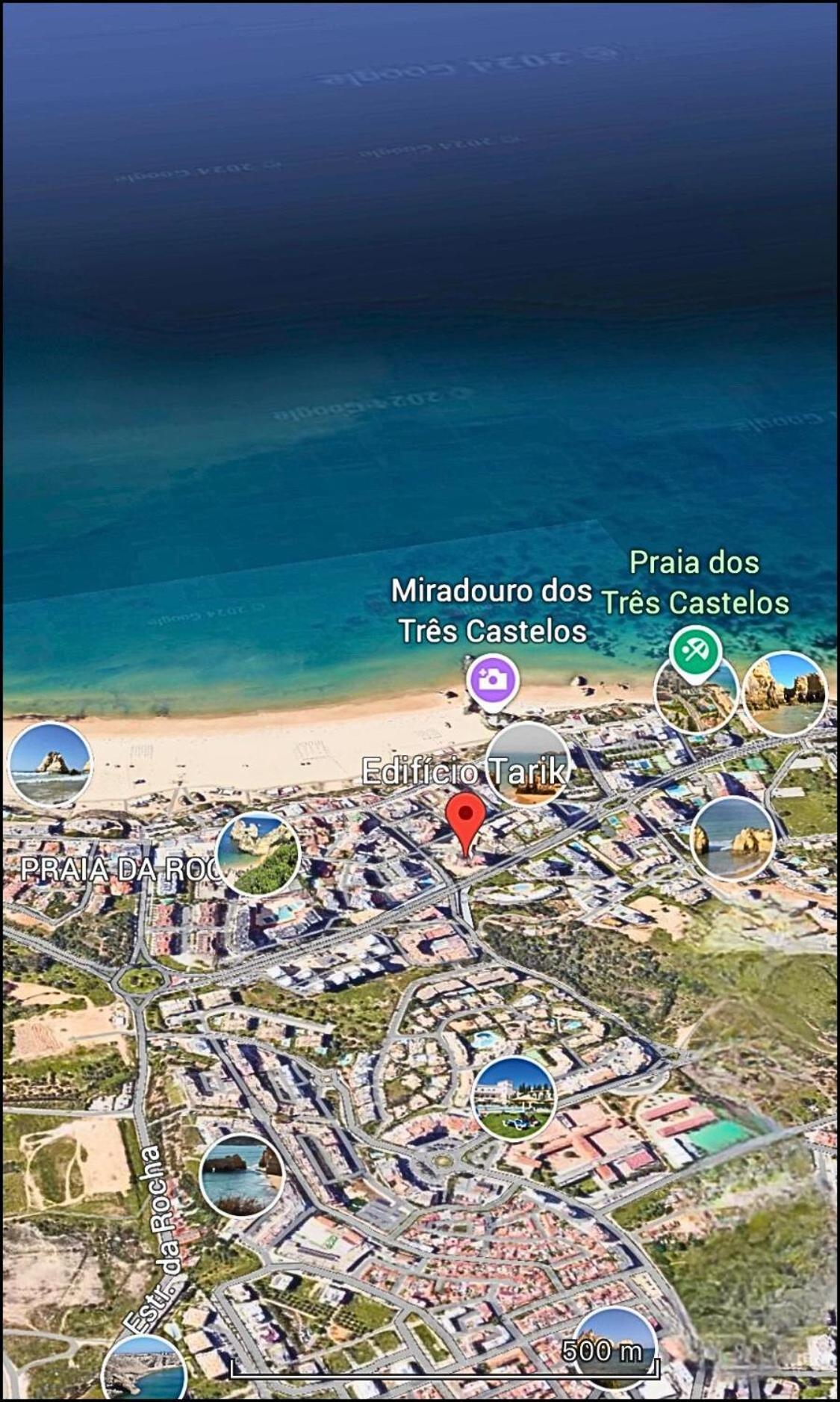 Luxury 2 Min Beach With Balcony, Ocean View, Wifi, Ac, Smarttv Portimão Eksteriør billede
